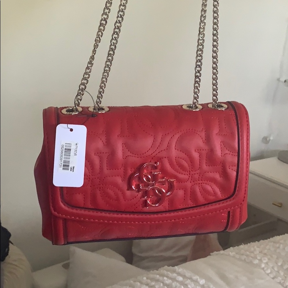 Guess wallet on a chain handbag